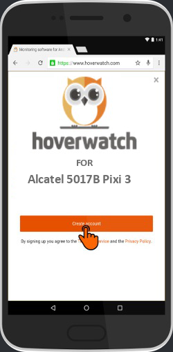 Descobrir Keylogger for Alcatel 5017B Pixi 3