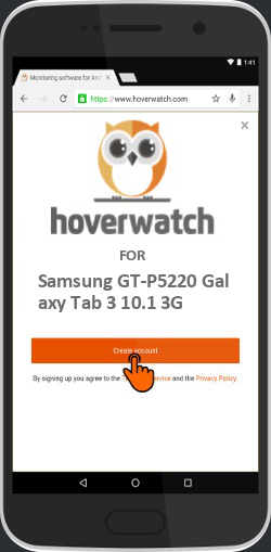 Keylogger Webcam for Samsung GT-P5220 Galaxy Tab 3 10.1 3G