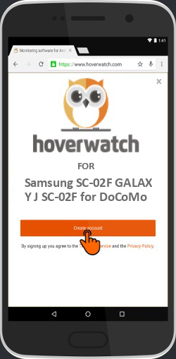 Android Device Tracker App for Samsung SC-02F GALAXY J SC-02F for DoCoMo
