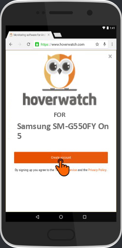 Remote Android Keylogger for Samsung SM-G550FY On5