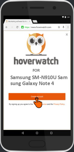 Phone Tracker Spy for Samsung SM-N910U Samsung Galaxy Note 4