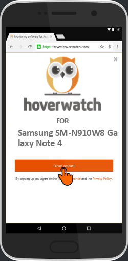 Free Keylogger Email Report for Samsung SM-N910W8 Galaxy Note 4